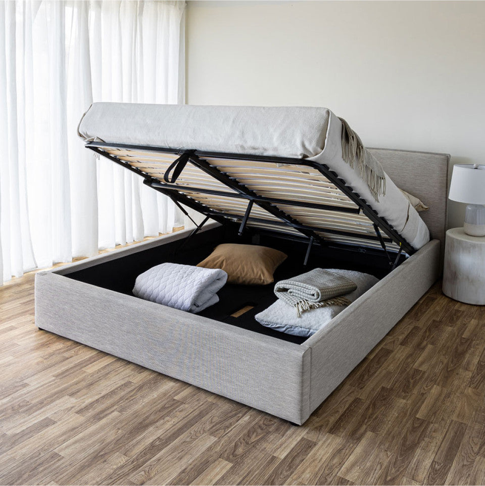 Julia King Storage Bed Short - Sand