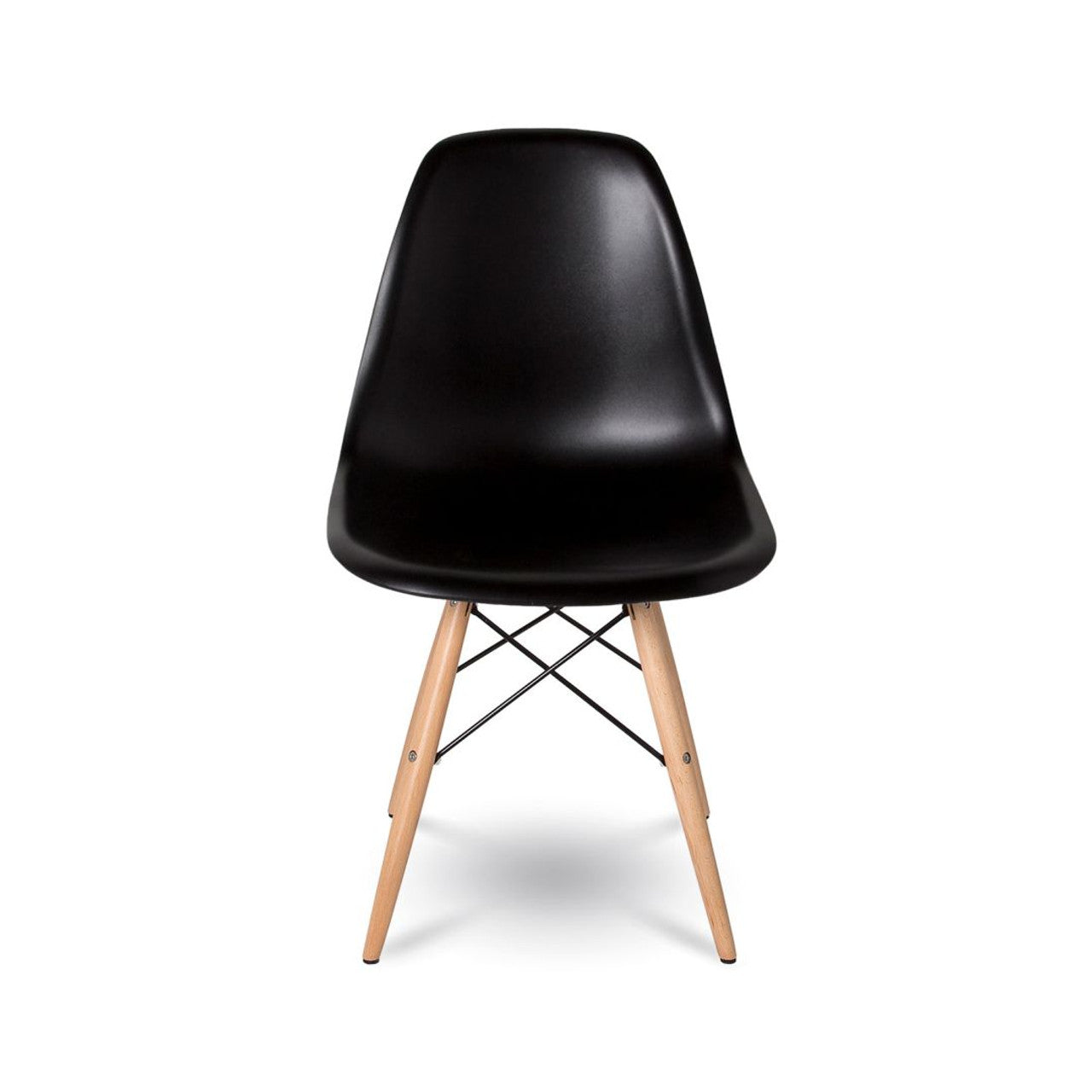 Cairo Chair - Black Seat Wood Base