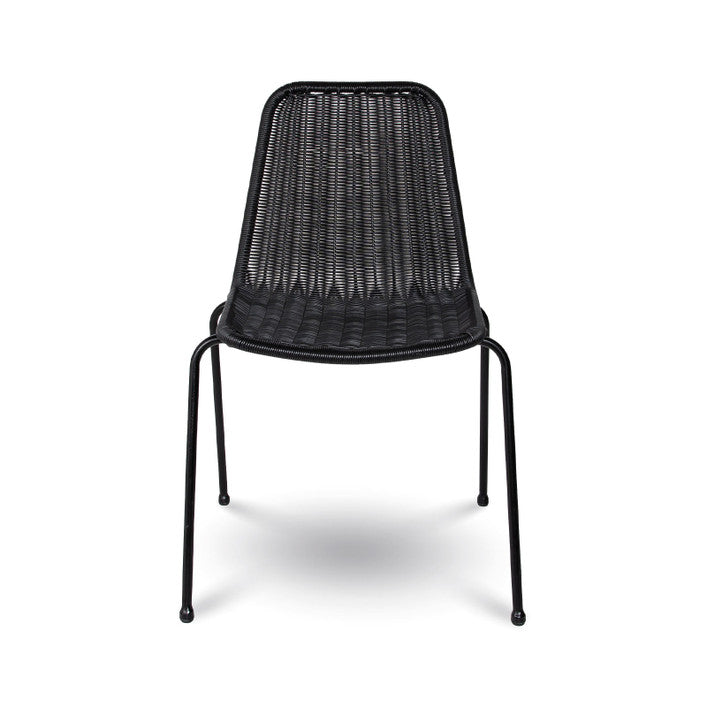 Calabria Stackable Dining Chair - Black