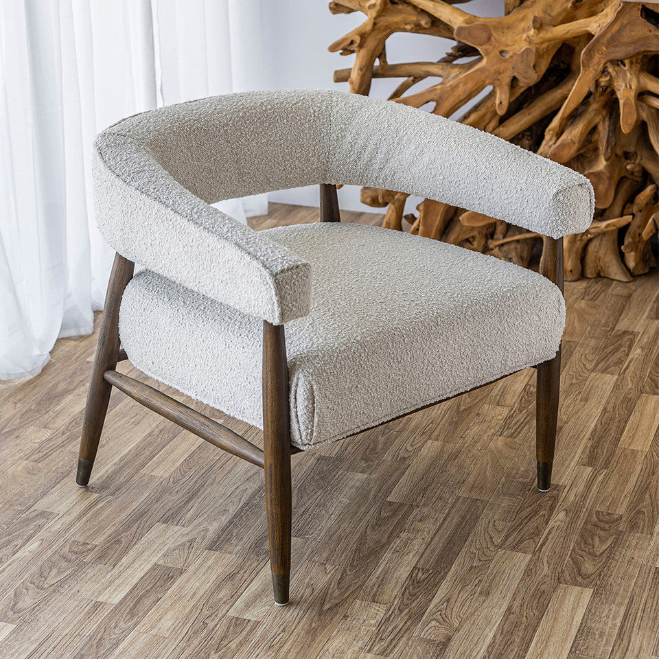 Everest Chair - Cream Boucle