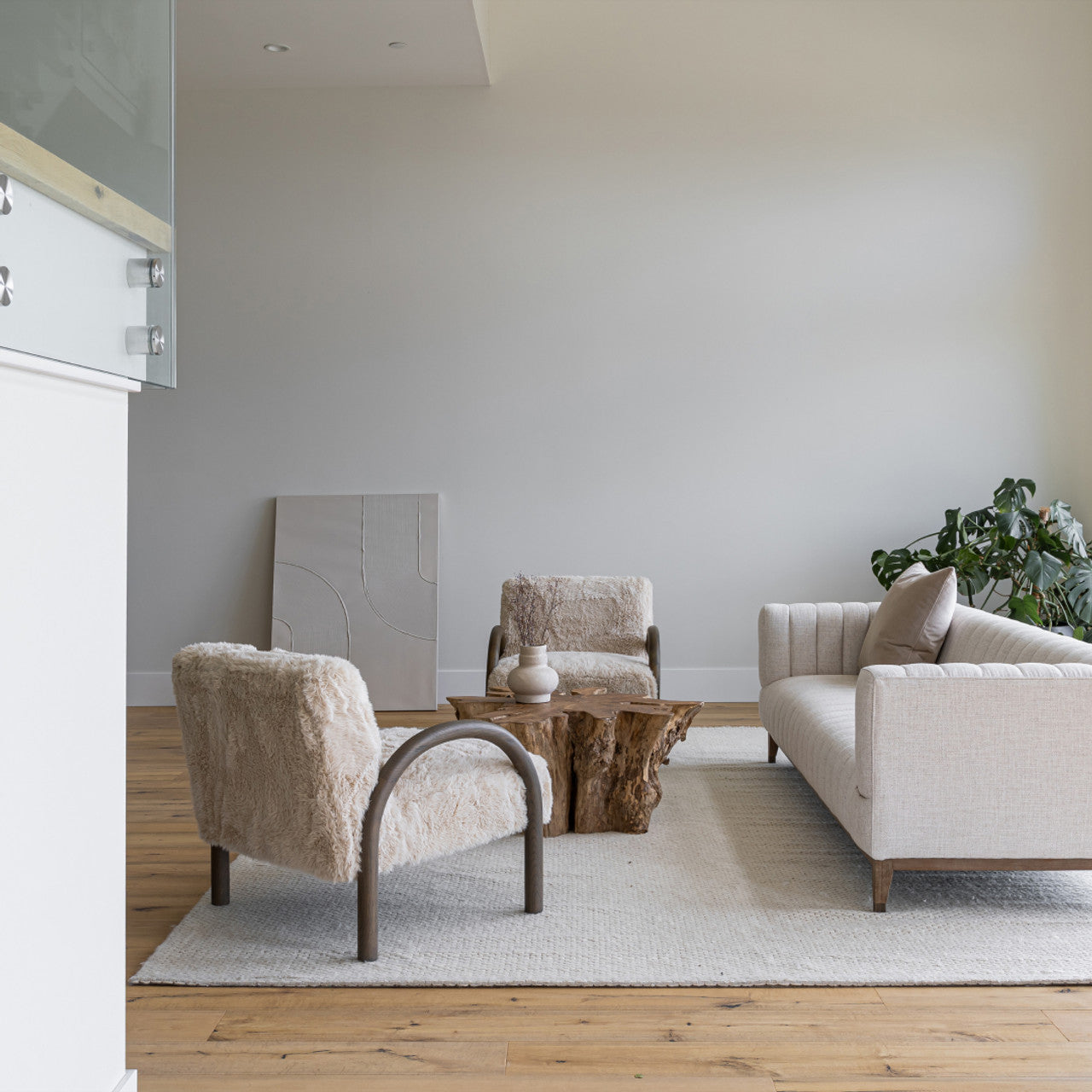Eros Chair-Shaggy Sand