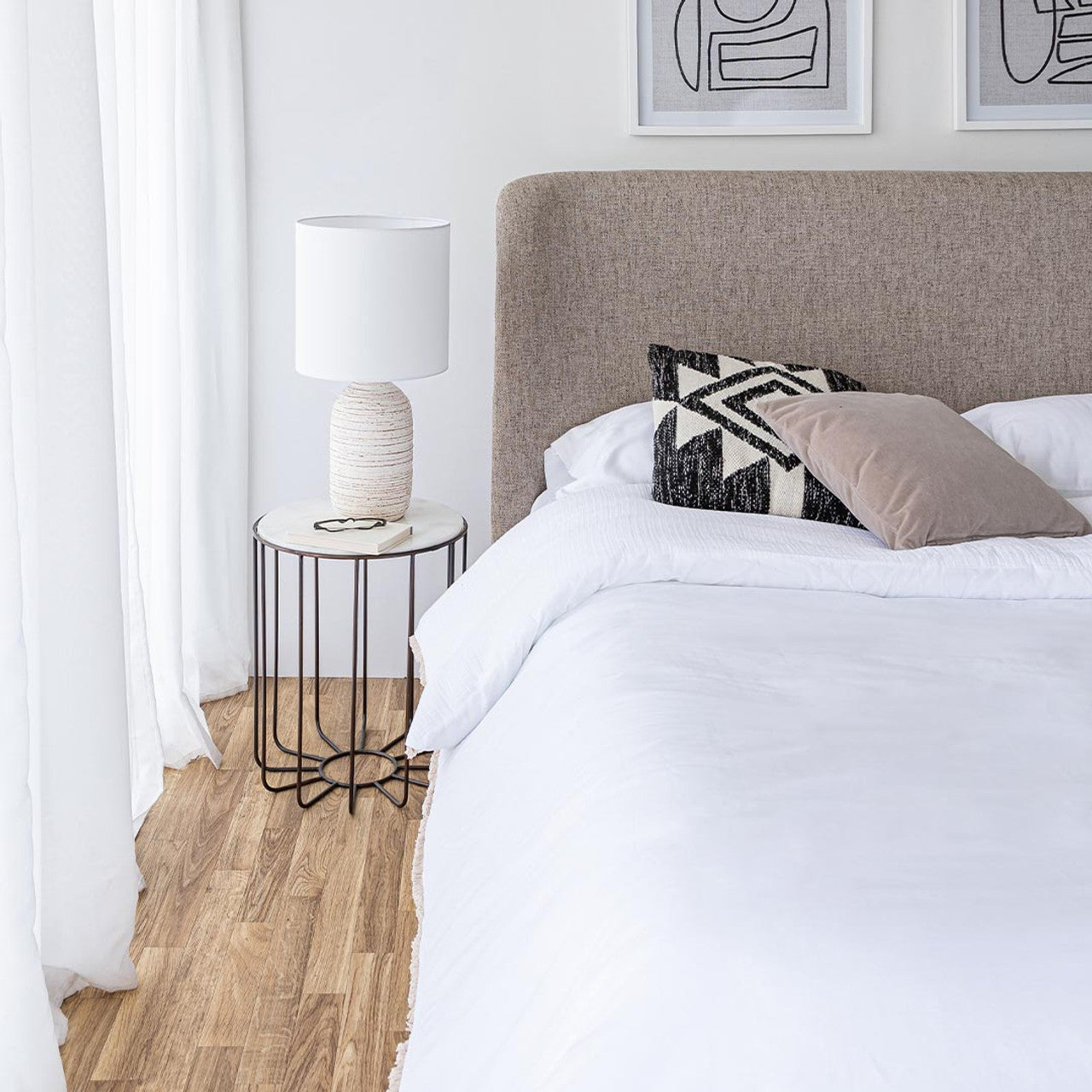 Faye Queen Bed Short - Perfect Taupe