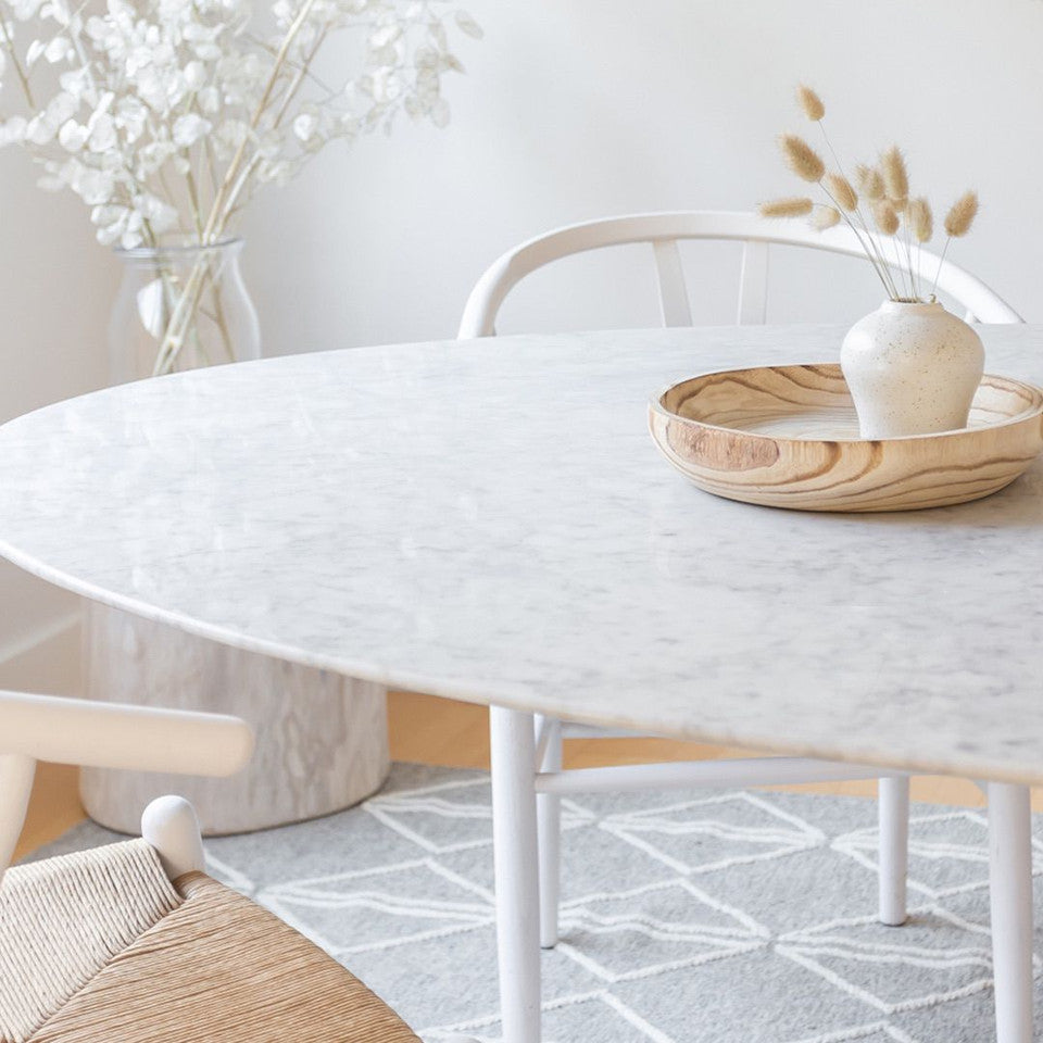 Flute Dining Table - Oval
