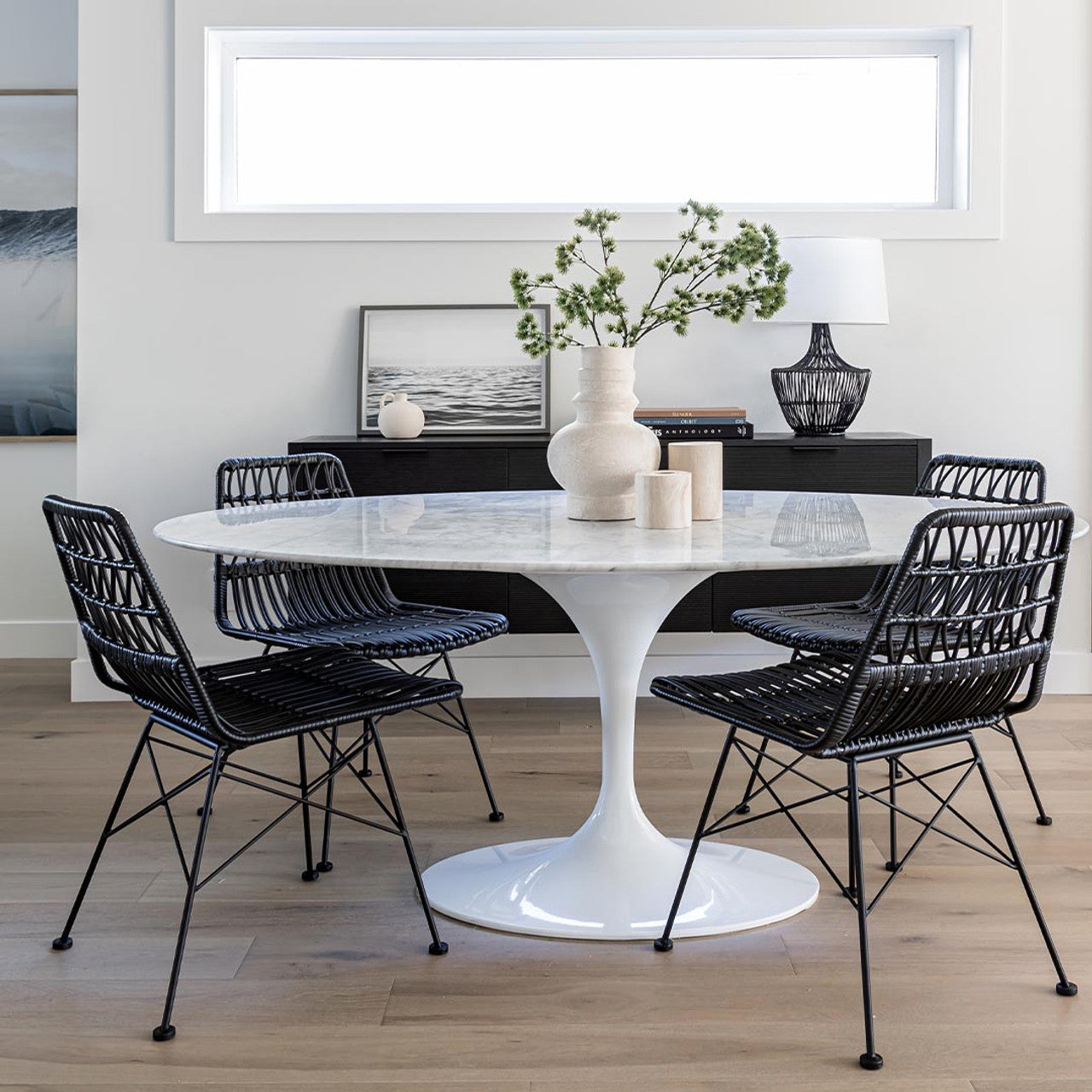 Flute Condo Dining Table - Oval