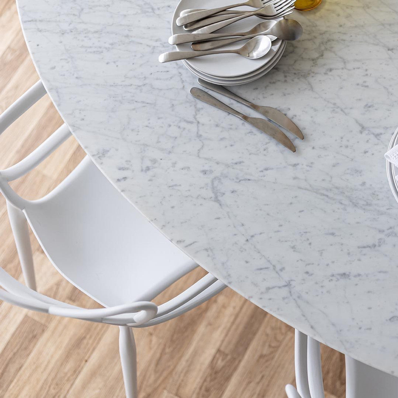 Flute Condo Dining Table - Oval