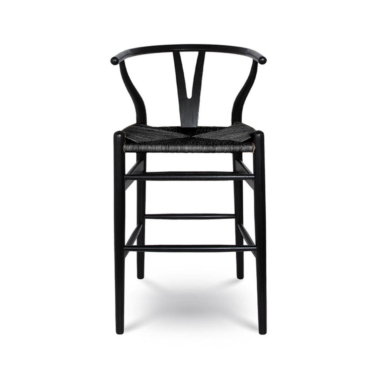 Frida Counter Stool - Black with Black Seat