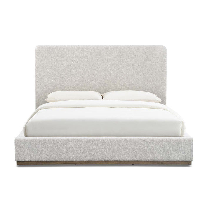 Faye Queen Bed - Off White