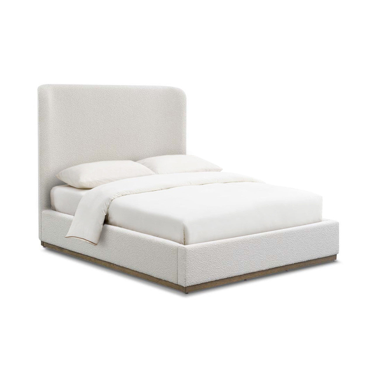 Faye Queen Bed - Off White