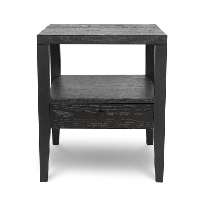 Hara 1 Drawer Accent Table - Black