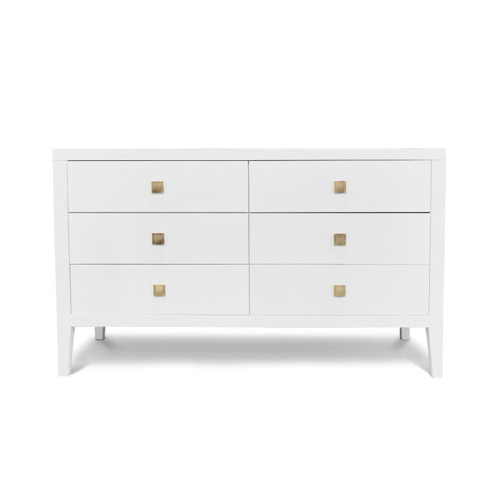 Hara 6 Drawer Dresser - White