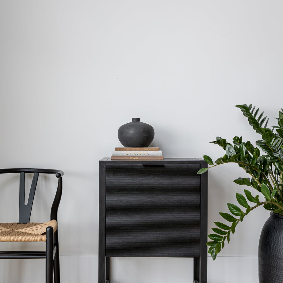 Irving 1 Door Sideboard - Black