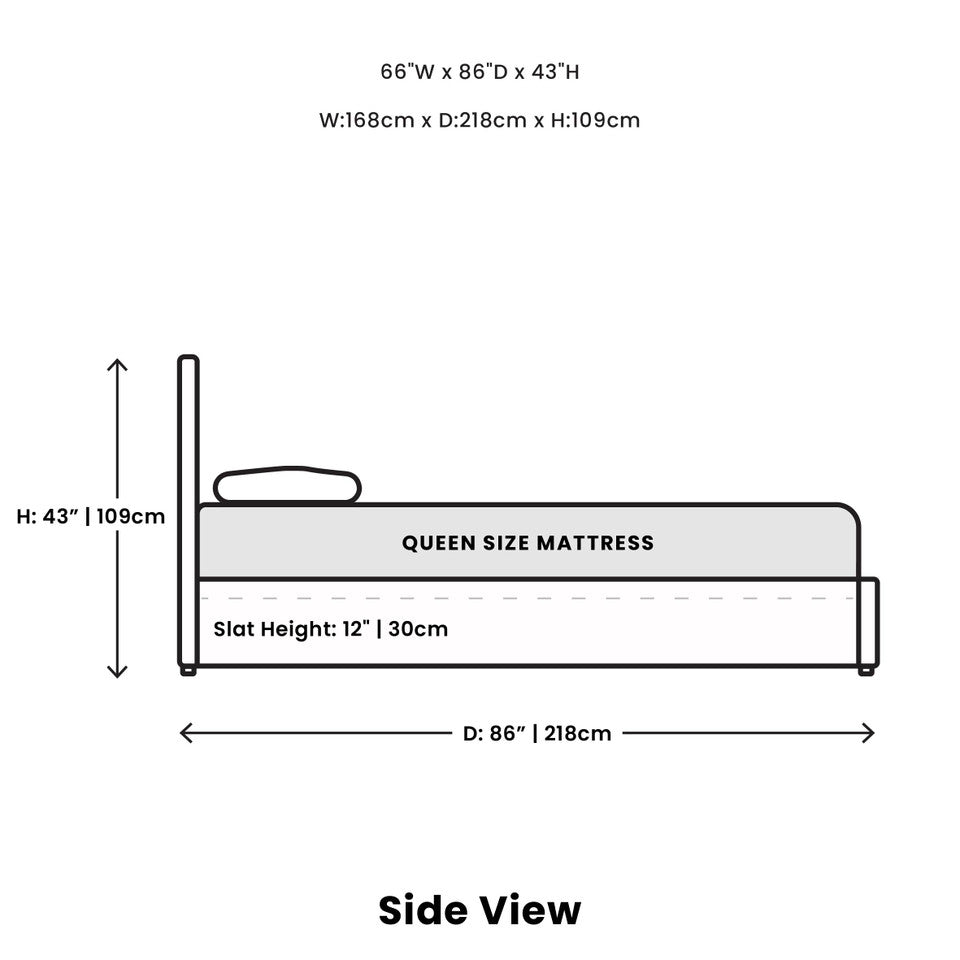 Justin Queen Bed - Greige