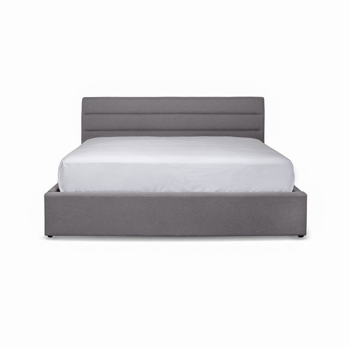 Justin King Bed - Greige