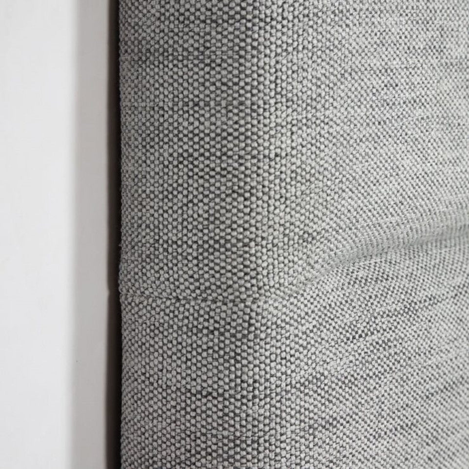 Justin King Bed - Stone