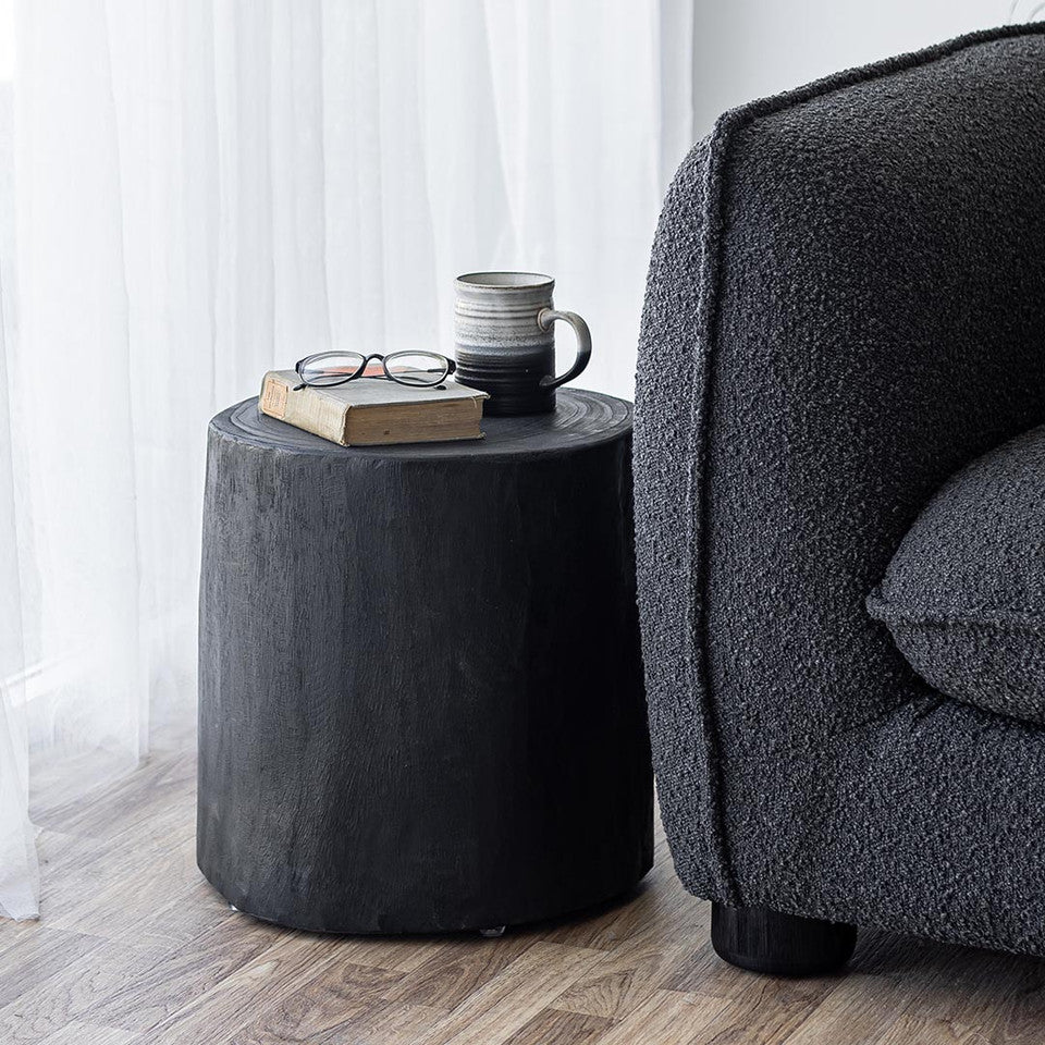 Nova Wide 18" Stump - Round - Black