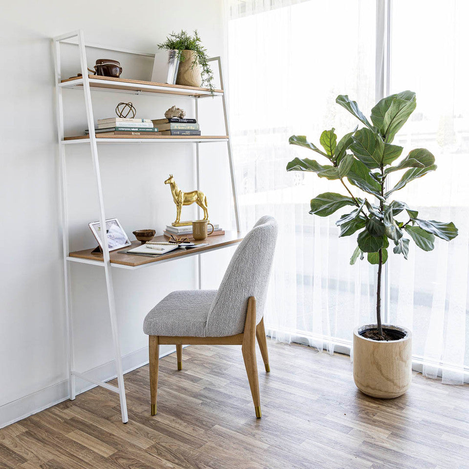 Prince Desk Shelf - White Frame