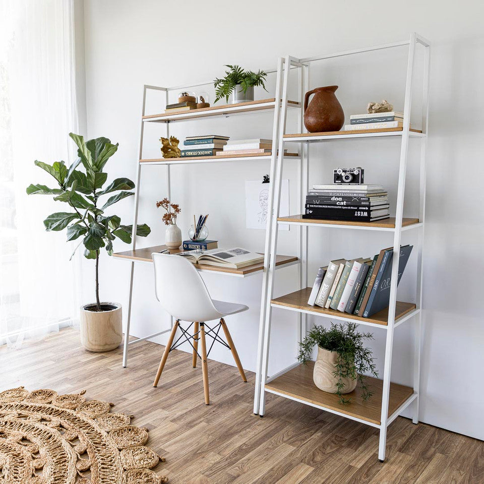Prince Desk Shelf - White Frame