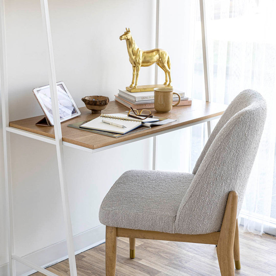 Prince Desk Shelf - White Frame