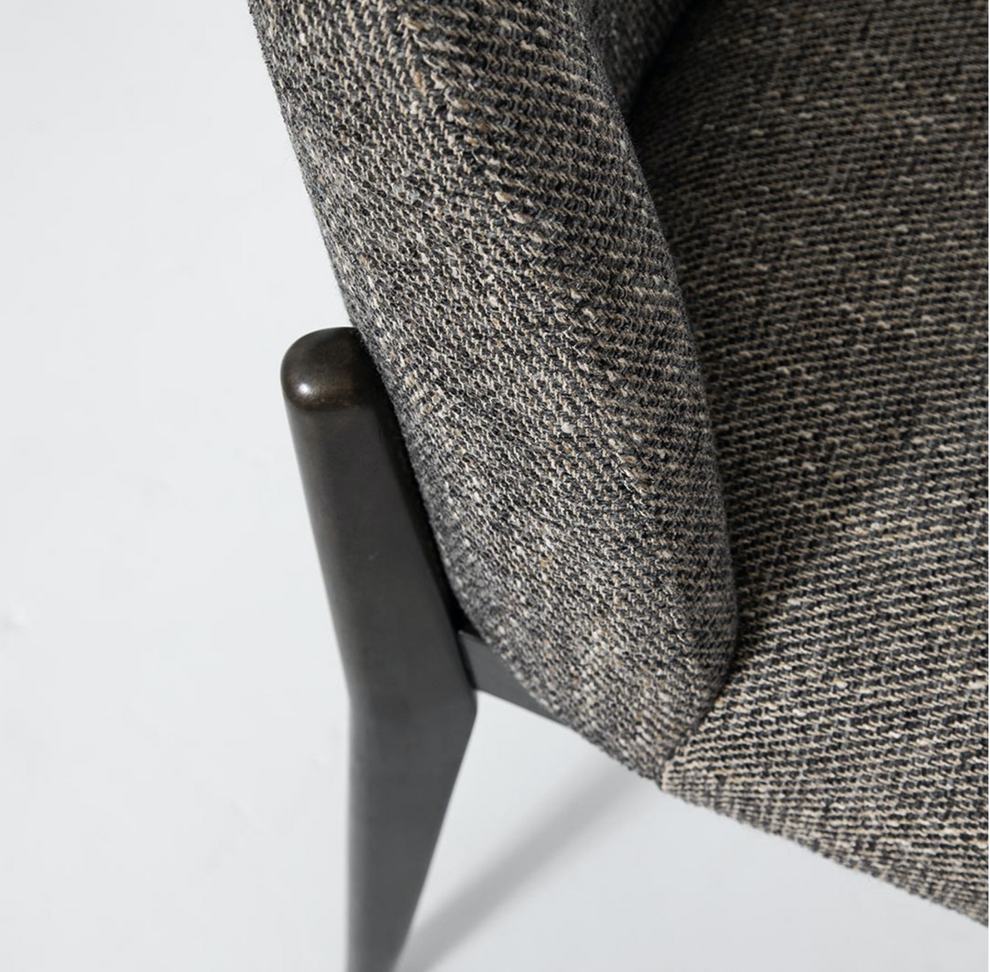 Fawcett Dining Chair - Dark Base - Pepper