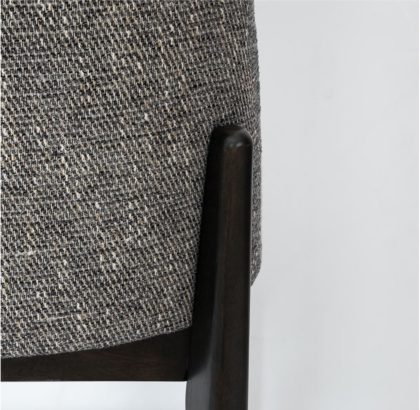 Fawcett Dining Chair - Dark Base - Pepper