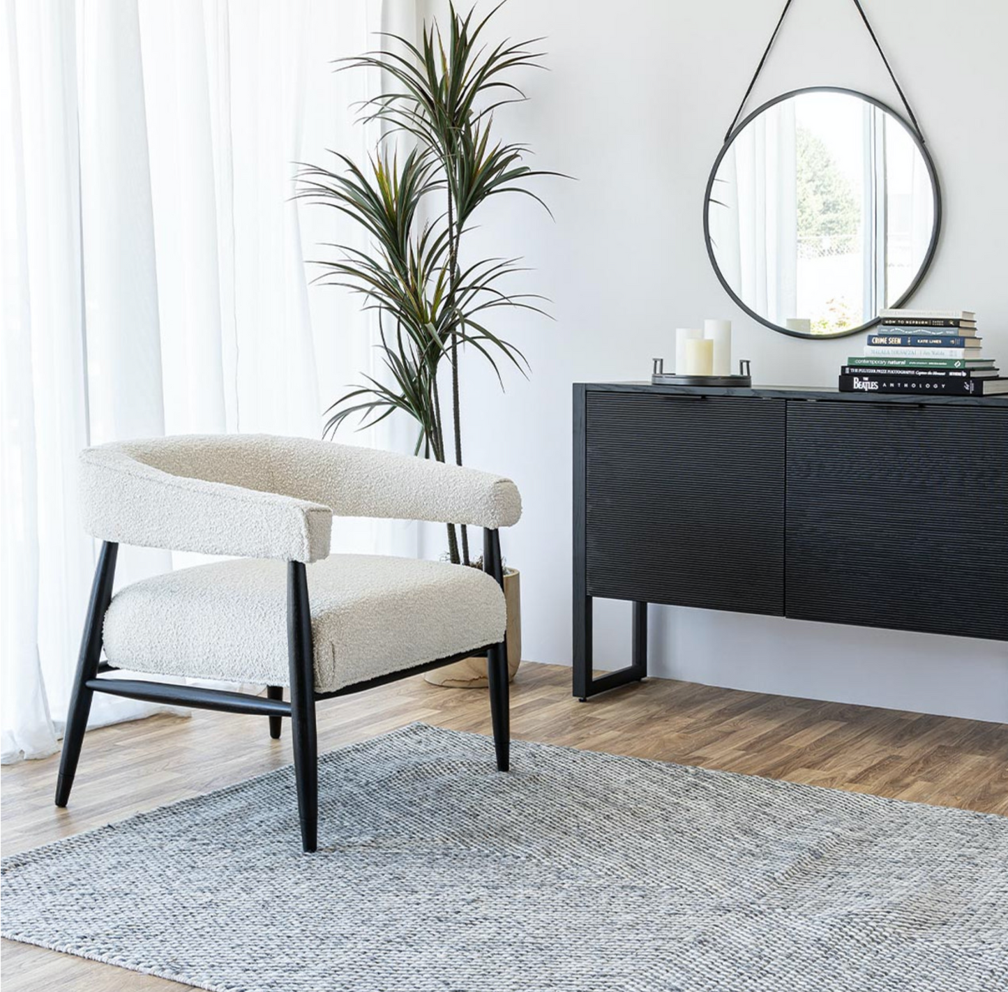 Irving 2 Door Sideboard Black