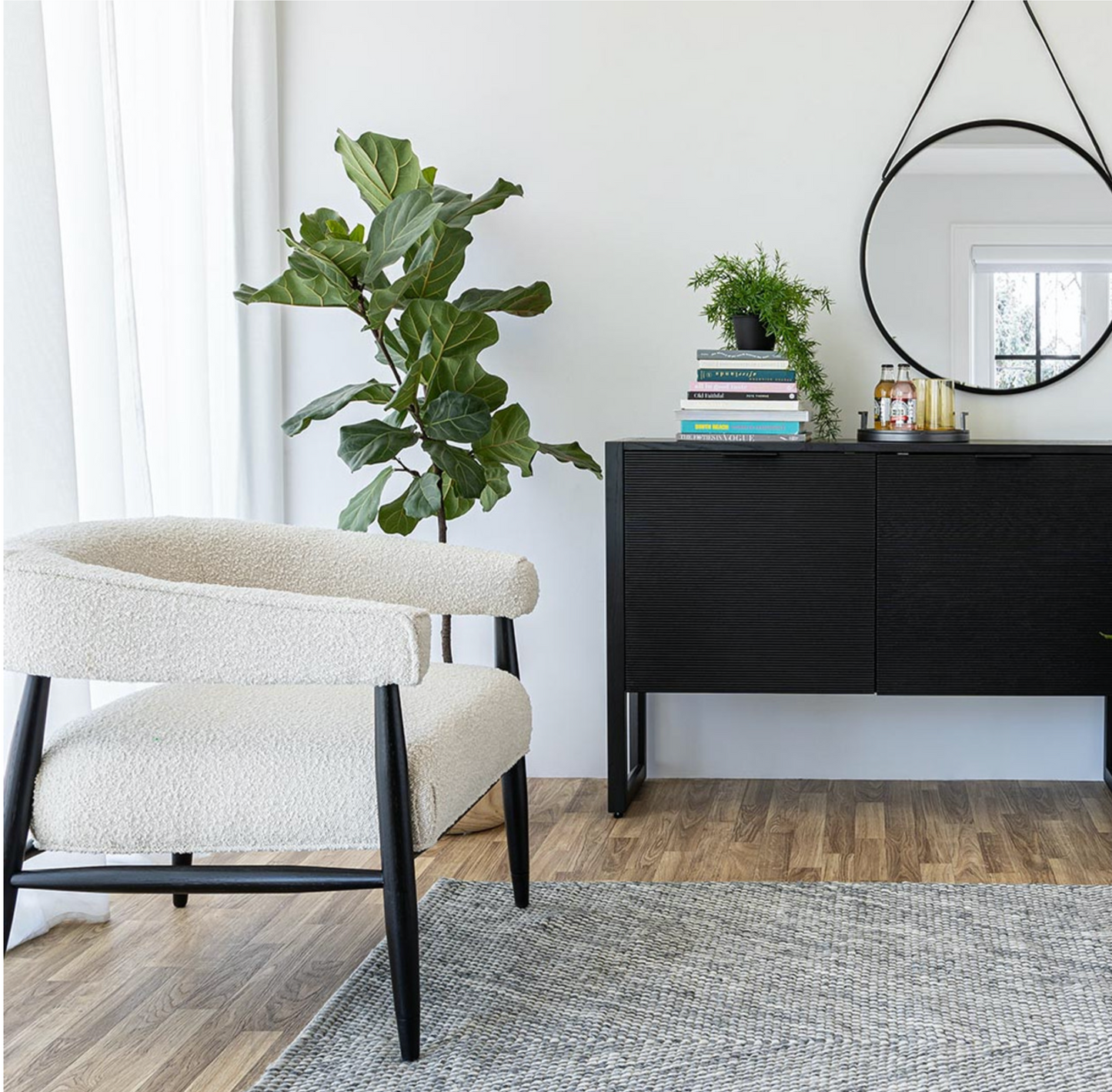 Irving 2 Door Sideboard Black