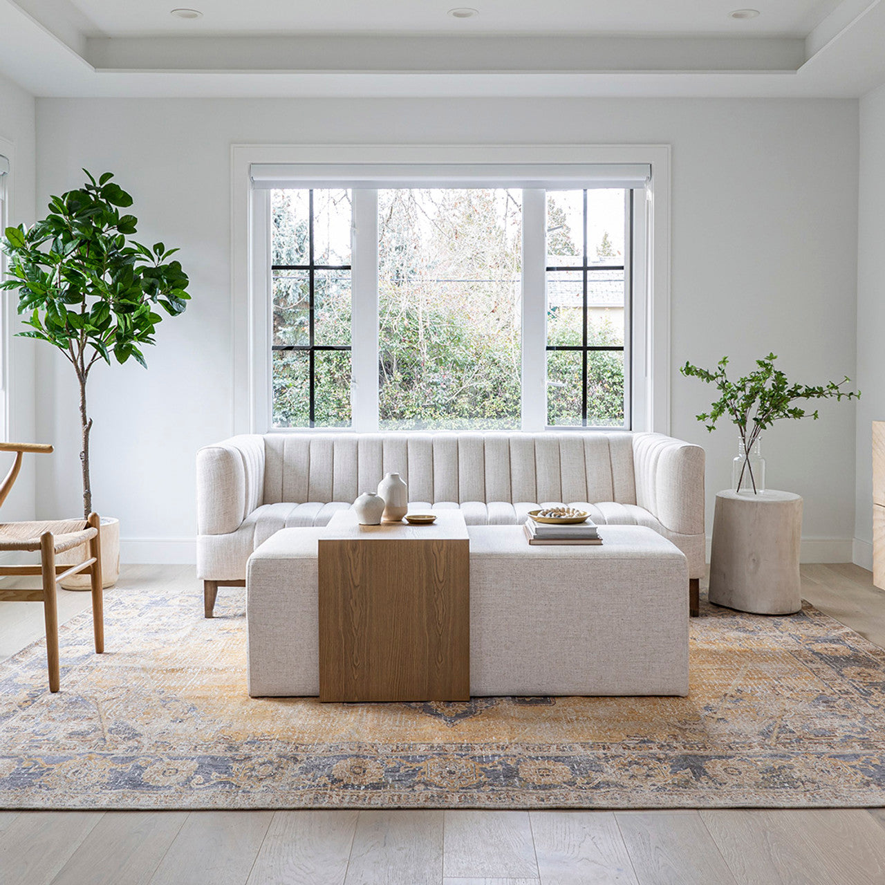 Elliot Condo Sofa-Cream