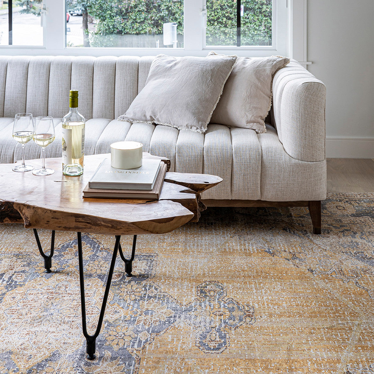 Elliot Condo Sofa-Cream