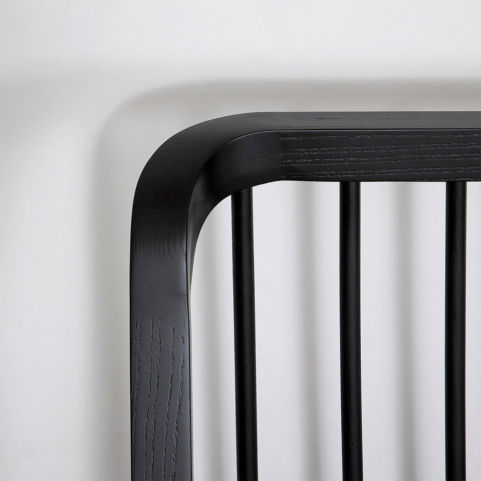 Irving Wood King Bed - Black