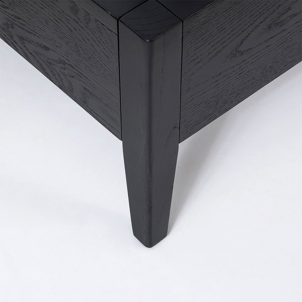 Irving Wood King Bed - Black