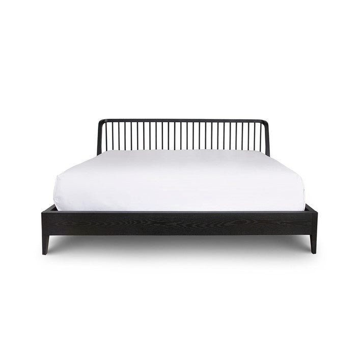 Irving Wood King Bed - Black