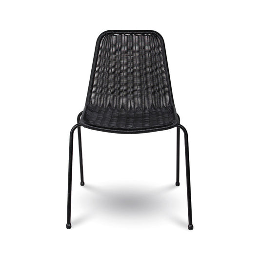 Calabria Stackable Dining Chair - Black