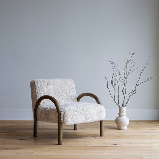 Eros Chair-Shaggy Sand