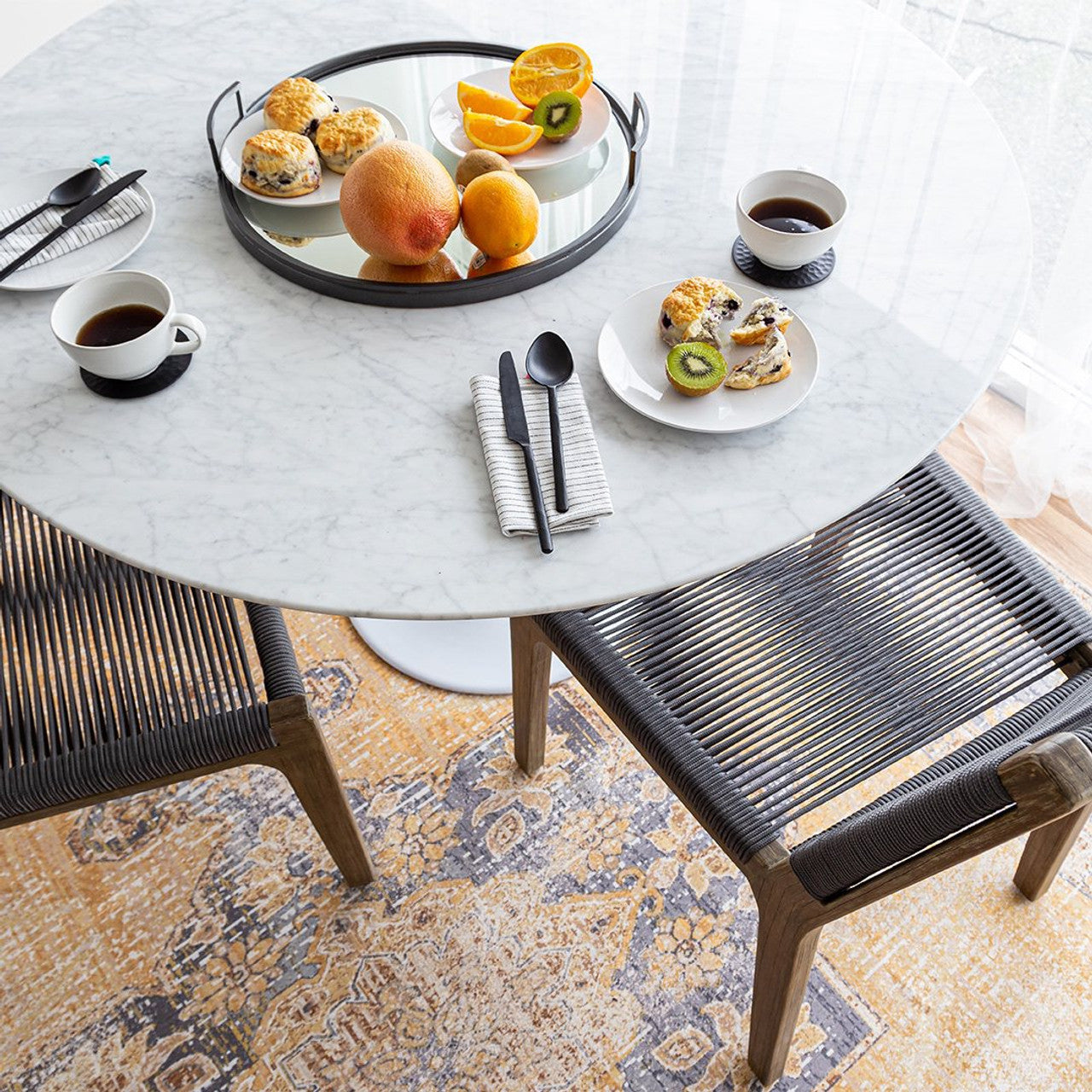 Flute Condo Dining Table - Round