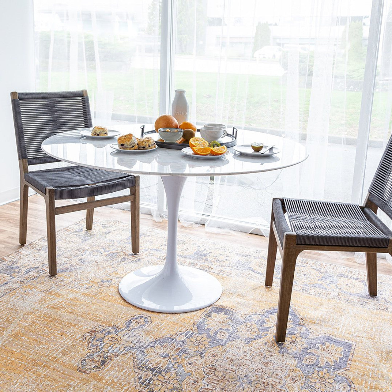 Flute Condo Dining Table - Round
