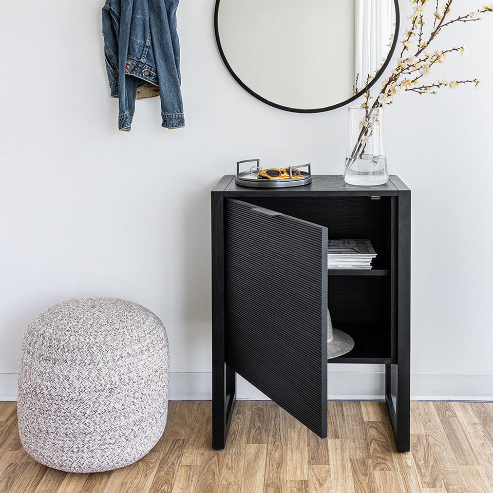 Irving 1 Door Sideboard - Black
