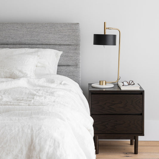 Justin Queen Storage Bed - Stone