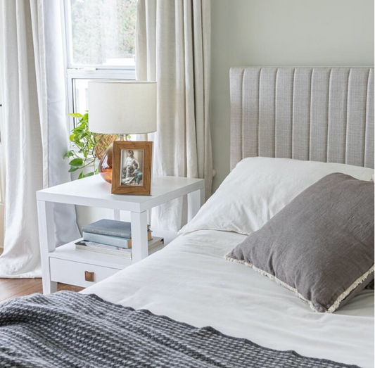 Hollis King Bed - Oat