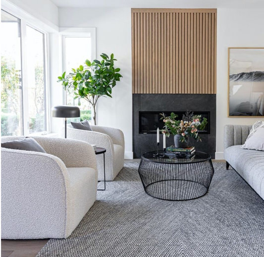 Evita Chair - Cream Boucle