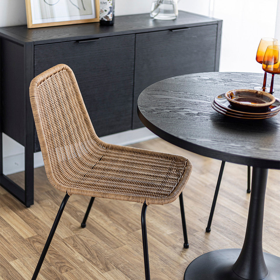 Calabria Stackable Dining Chair - Natural
